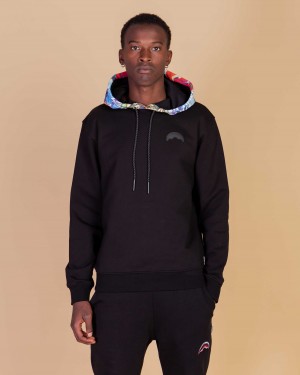 Φουτερ με Κουκουλα ανδρικα Sprayground Super Cap μαυρα | 5649TEPMN